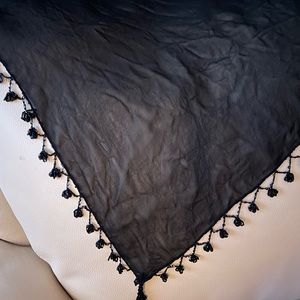 Silk and beaded shawl